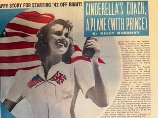 Barbara Kent as pilot and spokesperson for Bundles for Britain, The Courier-news - 11/18/1941, made available through (c) USA TODAY NETWORK via Imagn Images.