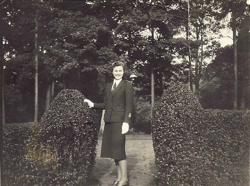 Barbara Greene in VAD uniform most likely at Netherne Emergency Hospital Family Photograph