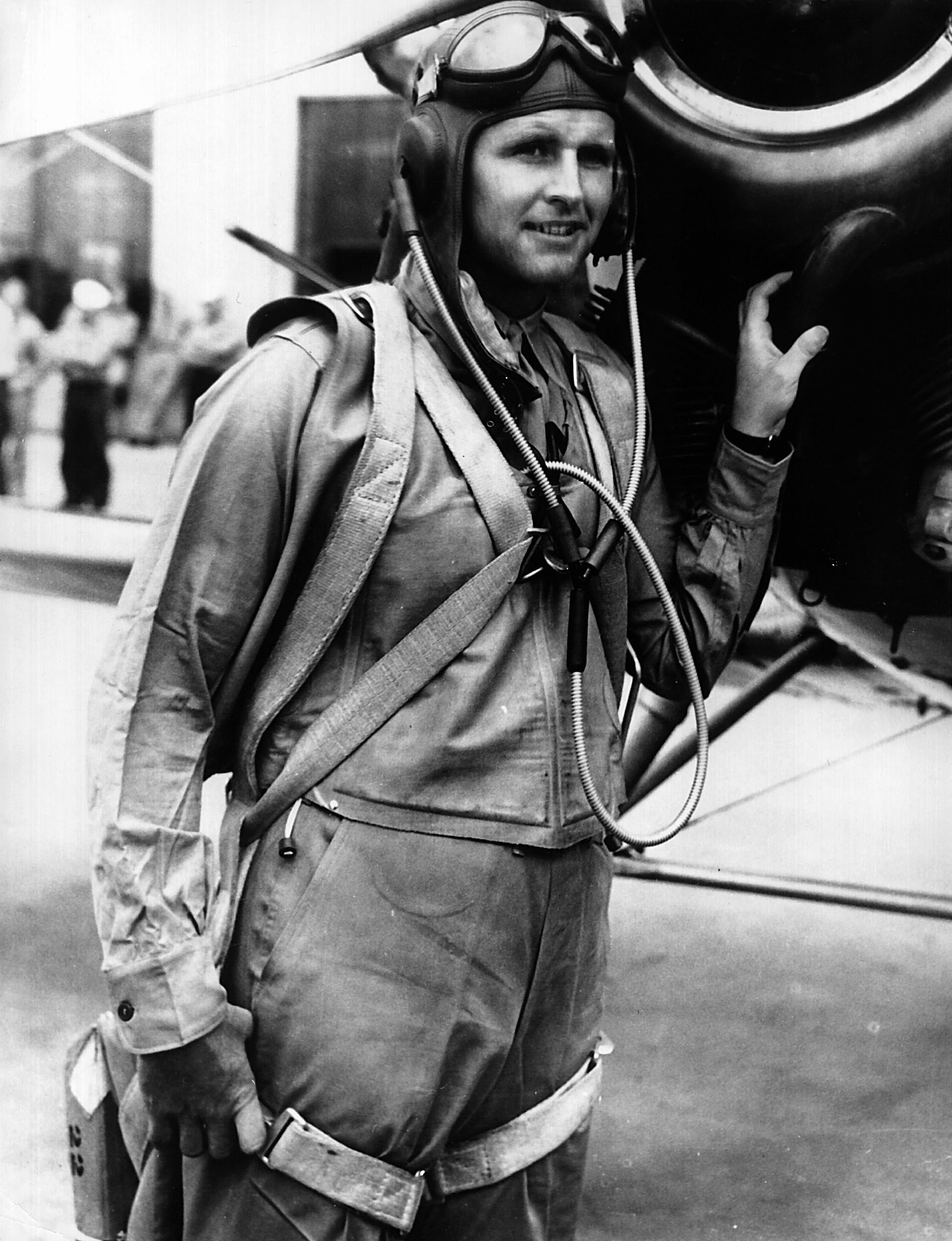 Joseph P. Kennedy, Jr., World War II Pilot, circa 1941 Interfoto/Alamy Stock Photo